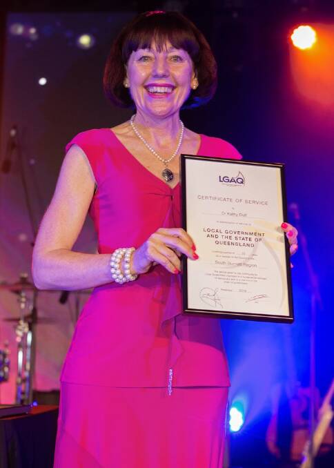 South Burnett mayor Kathy Duff is a recipient of the LGAQ Butch Lenton Award. Picture: File