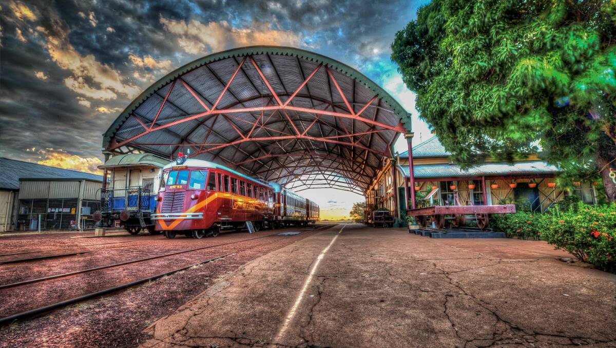 A highly-processed image of Normanton's historic railway station won Emerald's Cherie Ryan the People's Choice award in the Canon Collective creative section of the Museum of Tropical Queensland competition.