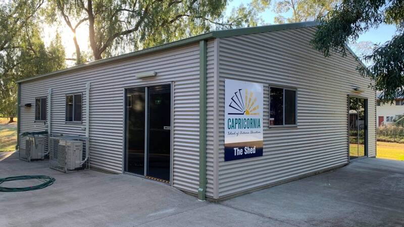 The Shed is one of two accommodation buildings funded by the Capricornia School of Distance Education P&C associations that are now inaccessible to those families.