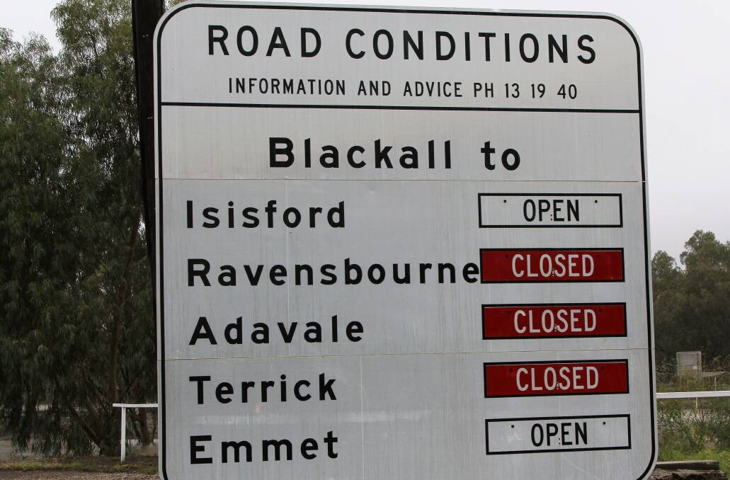 Blackall is one of many areas in western Queensland with impassable roads at present. Picture - Sally Cripps.