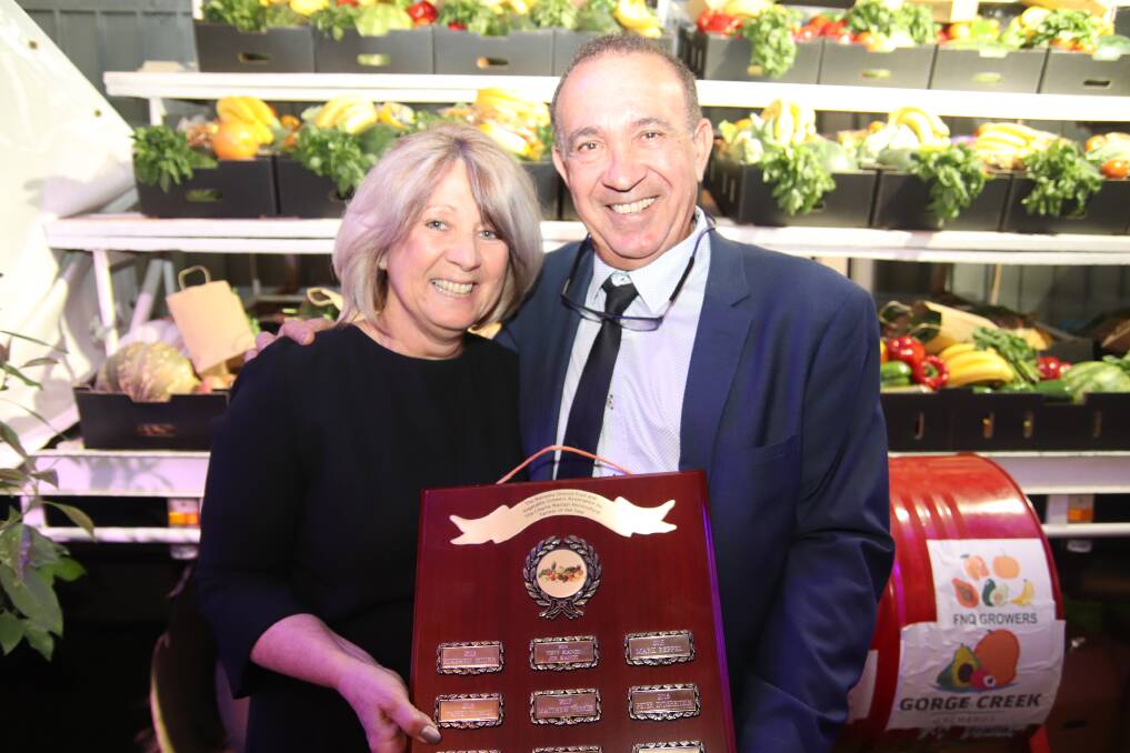 The 2019 winners Frank and Dianne Sciacca say winning the award was recognition for the impact 'ecoganic' farming has had.