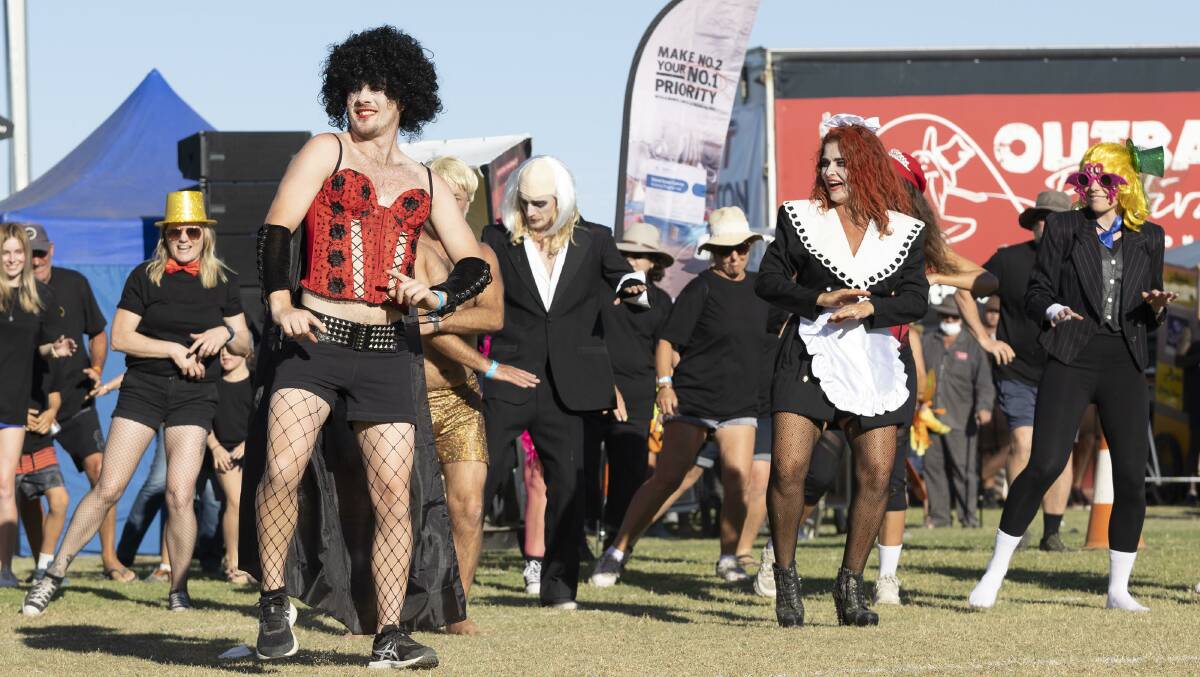 The Rocky Horror Shitty Show team found time to time warp as well as race.
