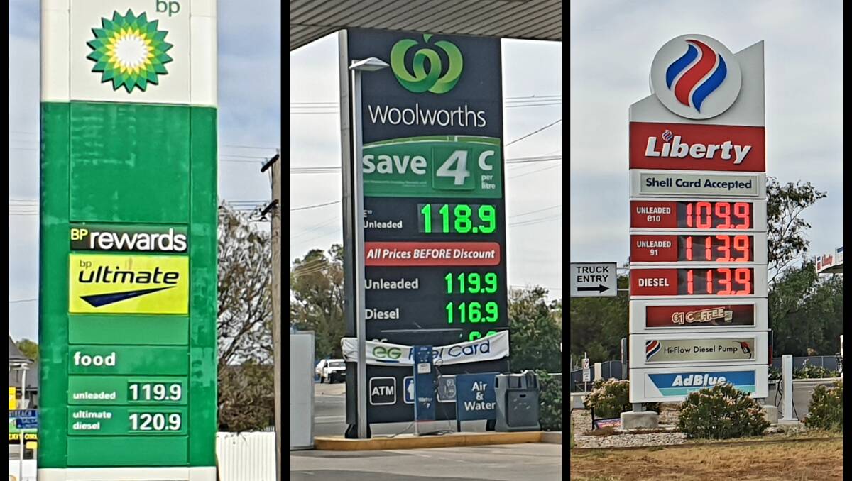 Not all inland Queensland motorists have the luxury of shopping around their town for the best fuel deal, such as offered at Roma, pictured.