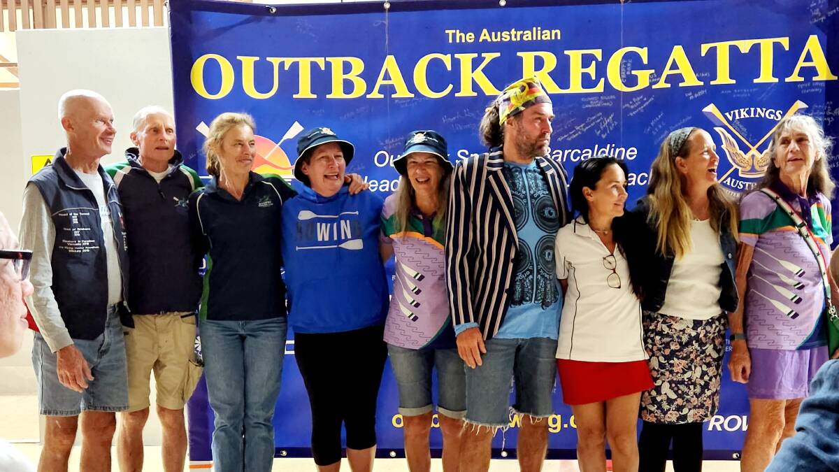 The Centenary Rowing Club won the Outback Gift, the handicap sprint race at Barcaldine.