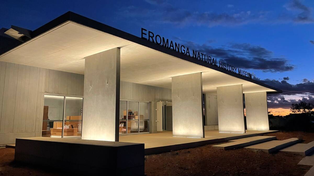 The front-of-house section of the Eromanga Natural History Museum is now complete and welcoming visitors. Pictures supplied.