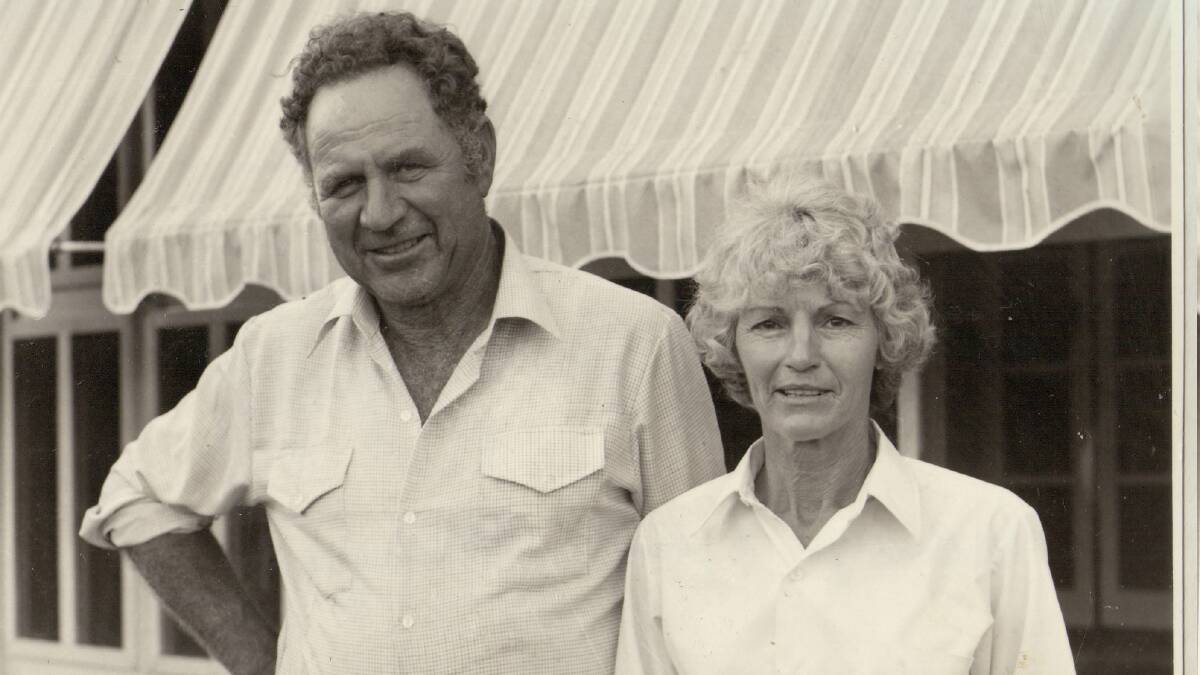 Ken and Margaret Riley at the homestead on Gowan Poll Merino Stud, Blackall. Pictures: supplied