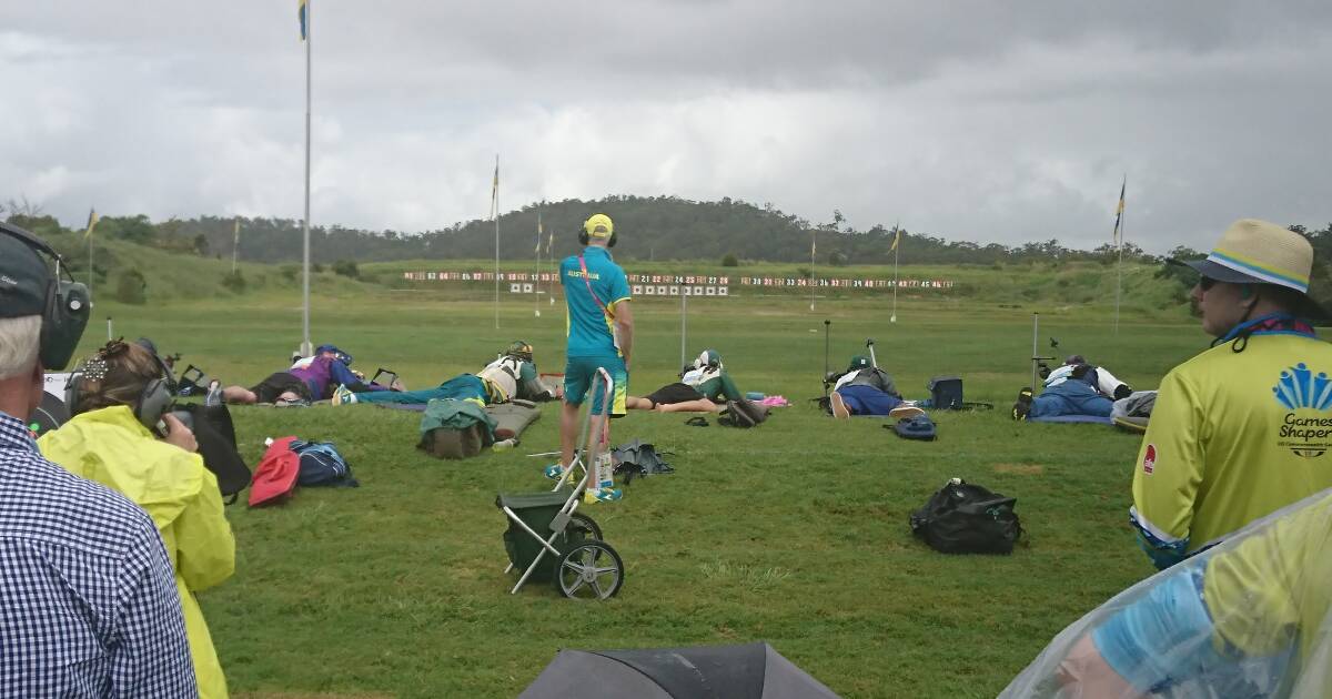 Athletes competing in the Queen's Prize on the rifle range at Belmont during the Commonwealth Games in Brisbane last week. It may be the last time spectators get to appreciate the marksmanship involved, thanks to a decision that will see the sport omitted from the Birmingham Games in four years time.