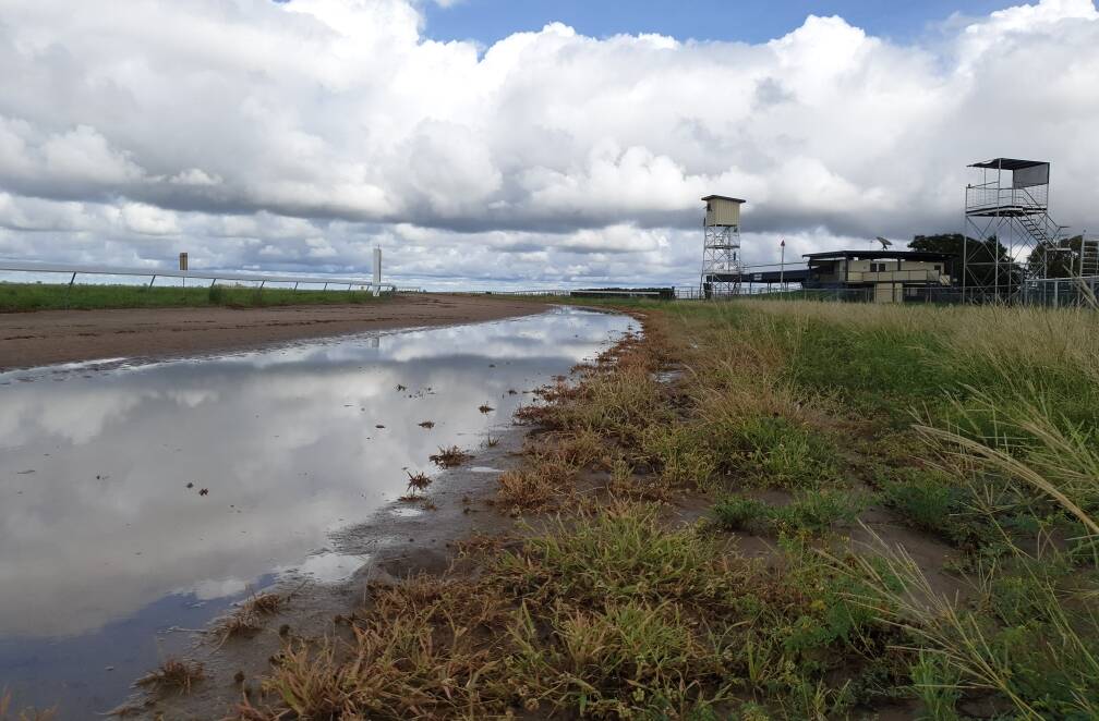 WET TRACKER: A sodden Blackall racecourse won't be hosting a meeting this weekend but there is a program scheduled to be held on March 7.