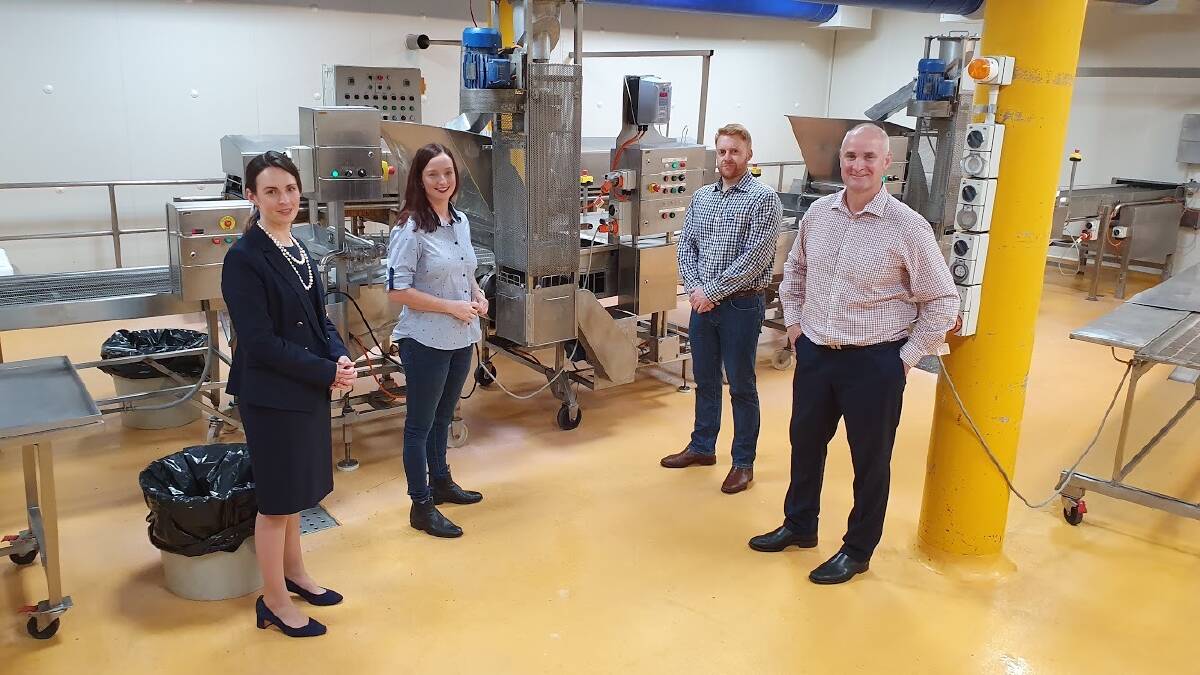 HELPFUL BOOST: Kelly Newton (Director Keppel Brand), MP Brittany Lauga, Mark Davie (Director Keppel Brand) and Minister for Regional Development and Manufacturing Glenn Butcher are all confident the support will lead to more jobs.
