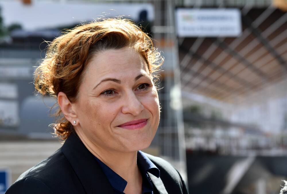 Deputy Premier and Treasurer Jackie Trad has been referred to the CCC, which has been asked to examine whether she has tried to extort money from mining companies. Photo: AAP