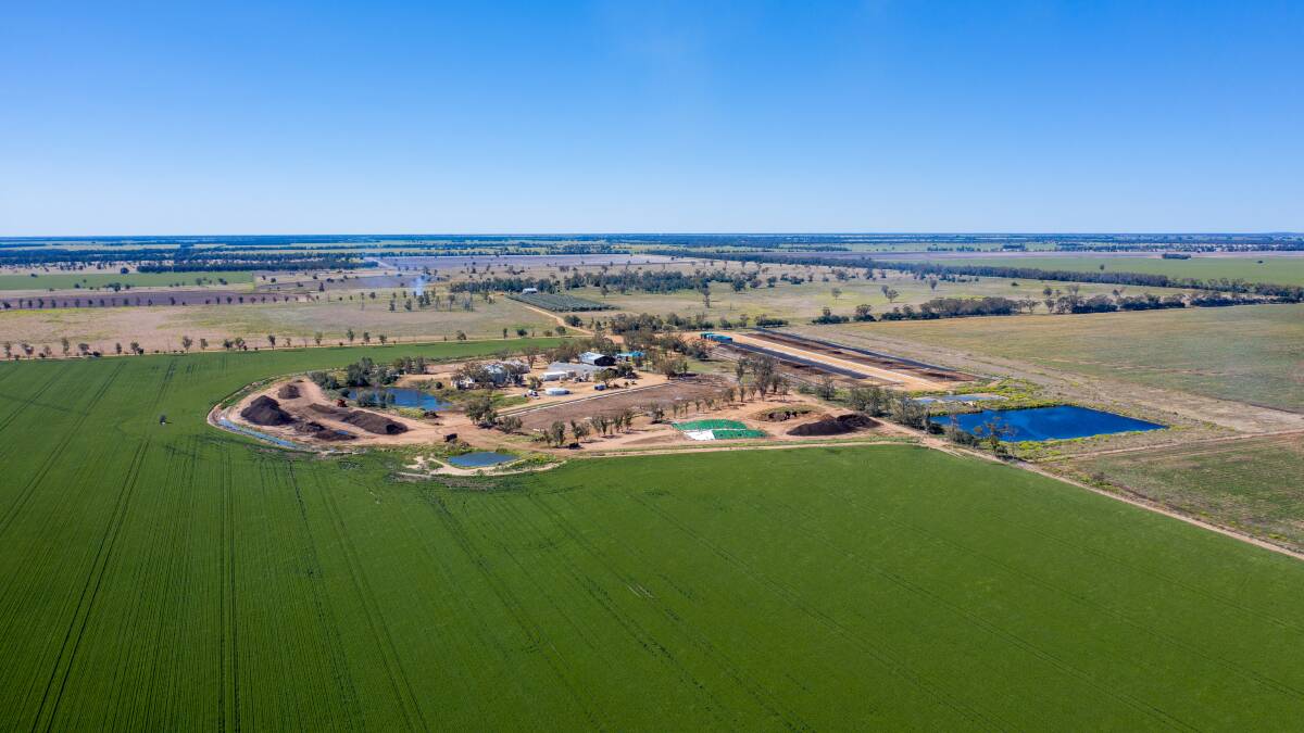PICTURE PERFECT: An aerial view clearly demonstrates the agricultural richness of the Wilga aggregation. Photo: Supplied 