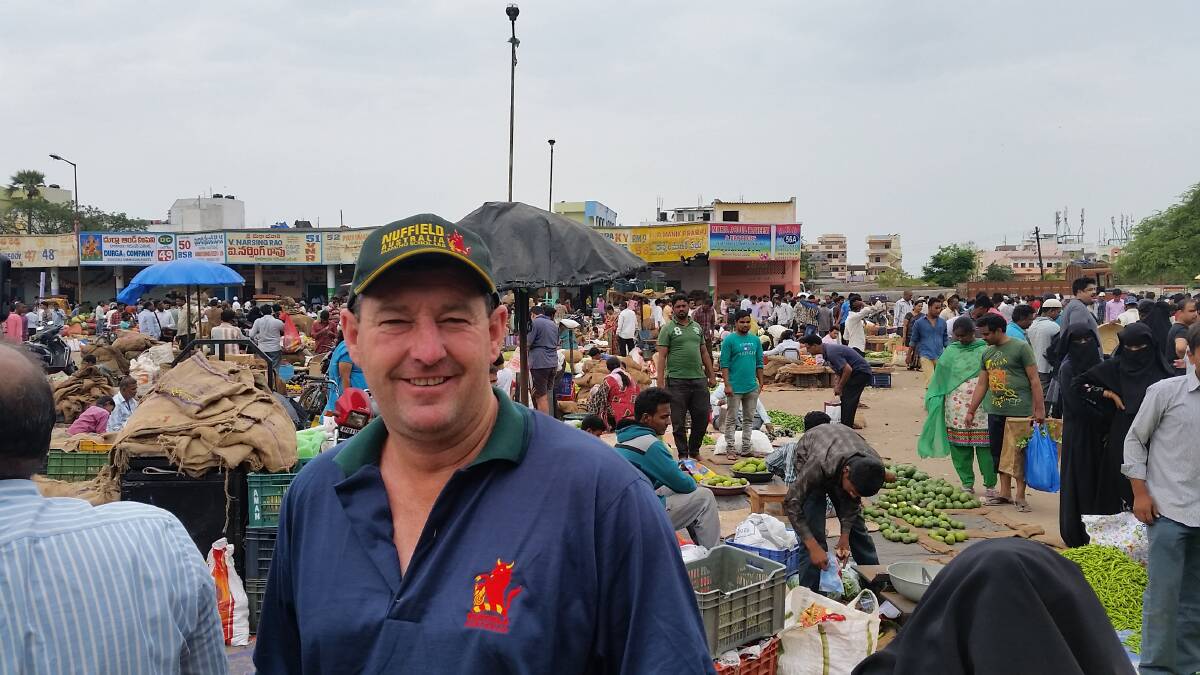 INDIA CALLING: John Keely in India on the Nuffield Global Focus Program, a six-week program looking at agriculture globally, with visits to Singapore, India, Qatar, Turkey, France and United States (Washington DC and Nebraska).