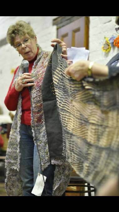 Chrystene Antonis, a Woolcraft committee member and award-winning textile artist. Picture supplied