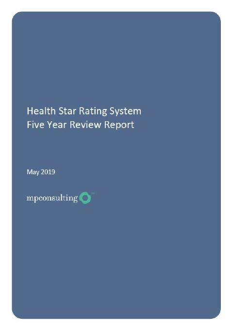 DELIVERED: The Health Star Rating System Review. Click on the image to download the PDF. 