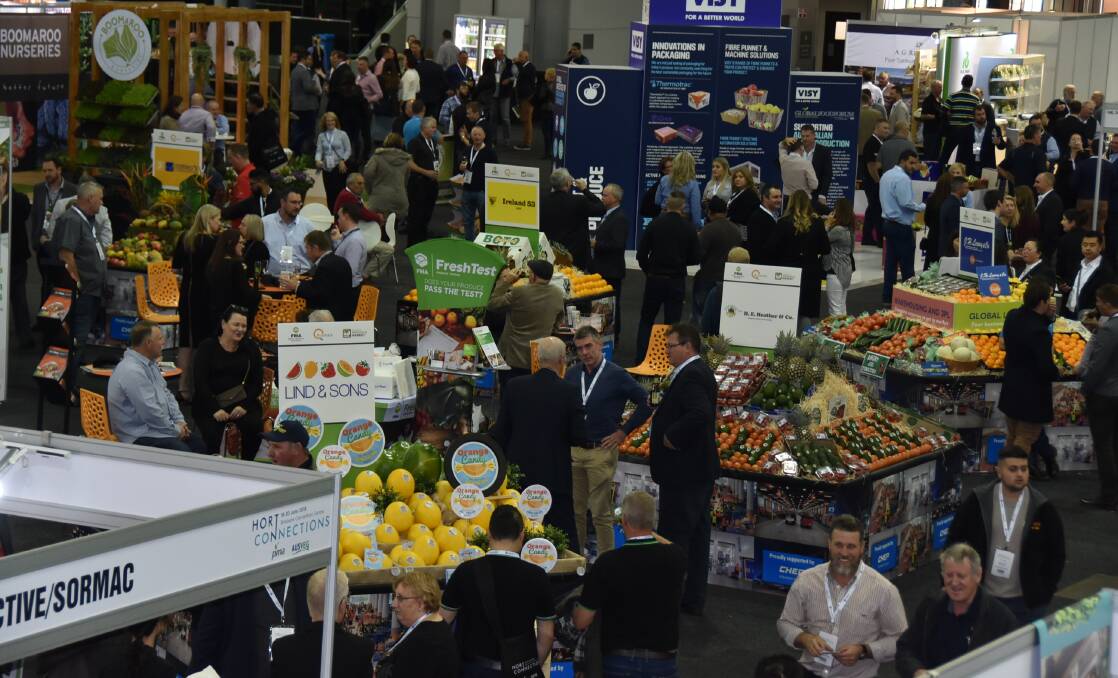 BUSTLING: A shot of the tradeshow floor at last year's Hort Connections held in Brisbane. This year, Melbourne will host the event from June 24 to 26.
