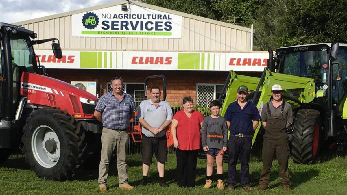 SERVICE: Some of the dedicated team, and family, behind NQ Agricultural Services based at Tolga. With 30 years experience, the business prides itself on its service.