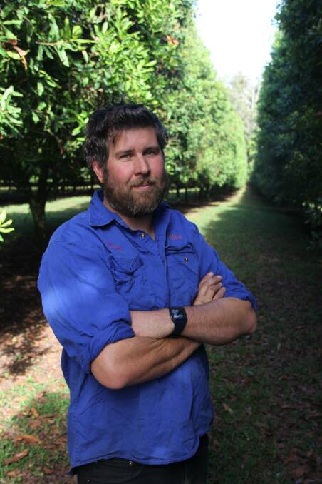 TOP: NSW Mid North Coast macadamia nut grower, Chris Cook, was crowned the Young Achiever of the Year at the Australian Macadamia Society's Awards of Excellence. 