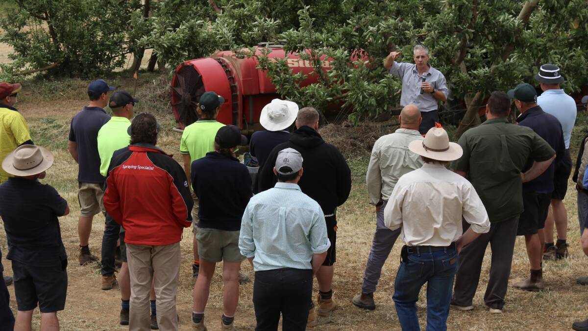 EXPERT: Regarded as the "Spray Guy" in his native Canada, Jason Deveau, informs Australian growers about what to keep in mind when spraying orchards. 