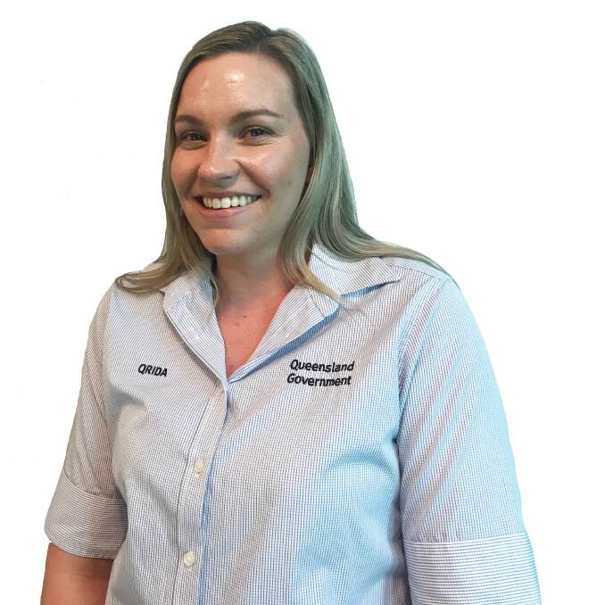 Jessica Christeson, the new Queensland Rural and Industry Development Authority (QRIDA) regional area manager for the north west and Gulf region.