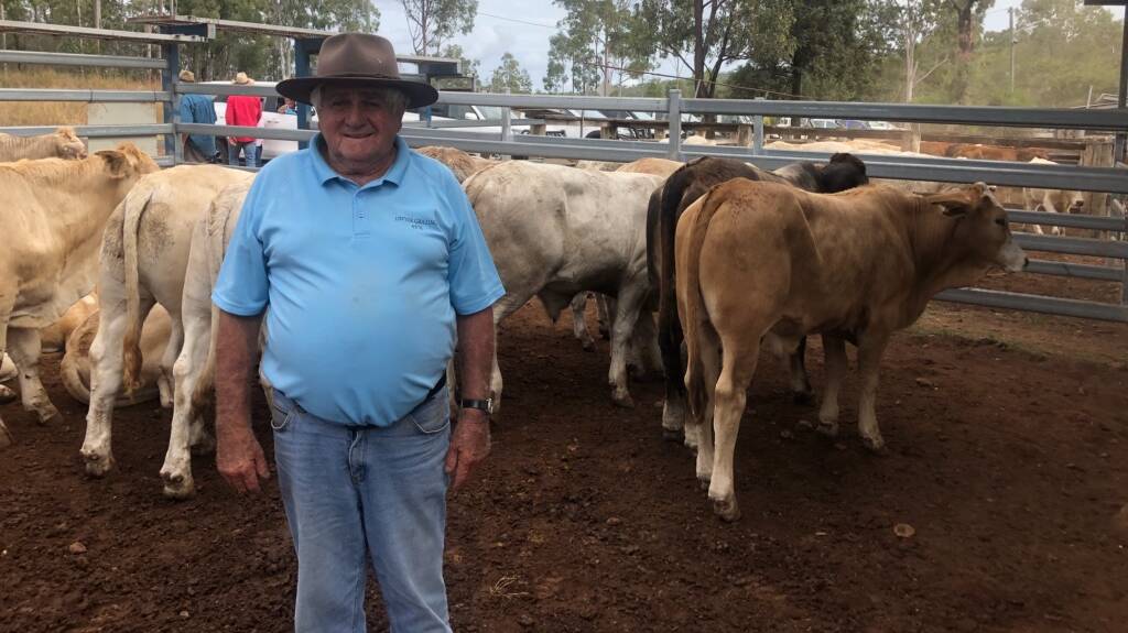 Harold Dwyer's Charbray cross steers were the winning pen in the Steers - More than 50pc tropical breed content class.