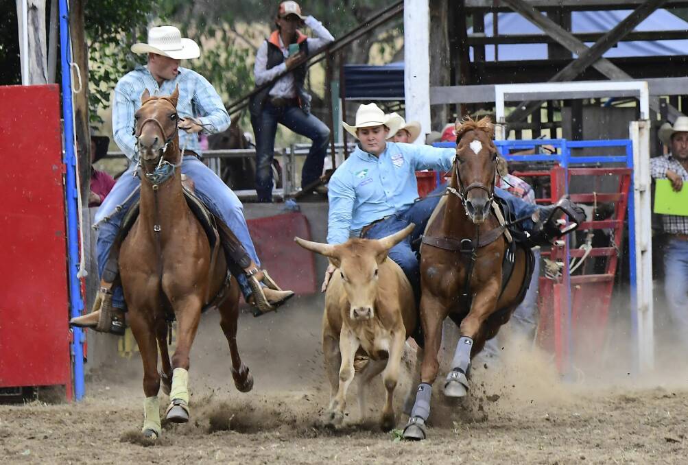 ONE TO WATCH: Charters Towers cowboy Ryley Gibb will be one of the favourites for Steer Wrestling on the Northern Run. Picture: David Ethell