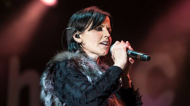  Irish singer and leader of The Cranberries Dolores O'Riordan in 207.