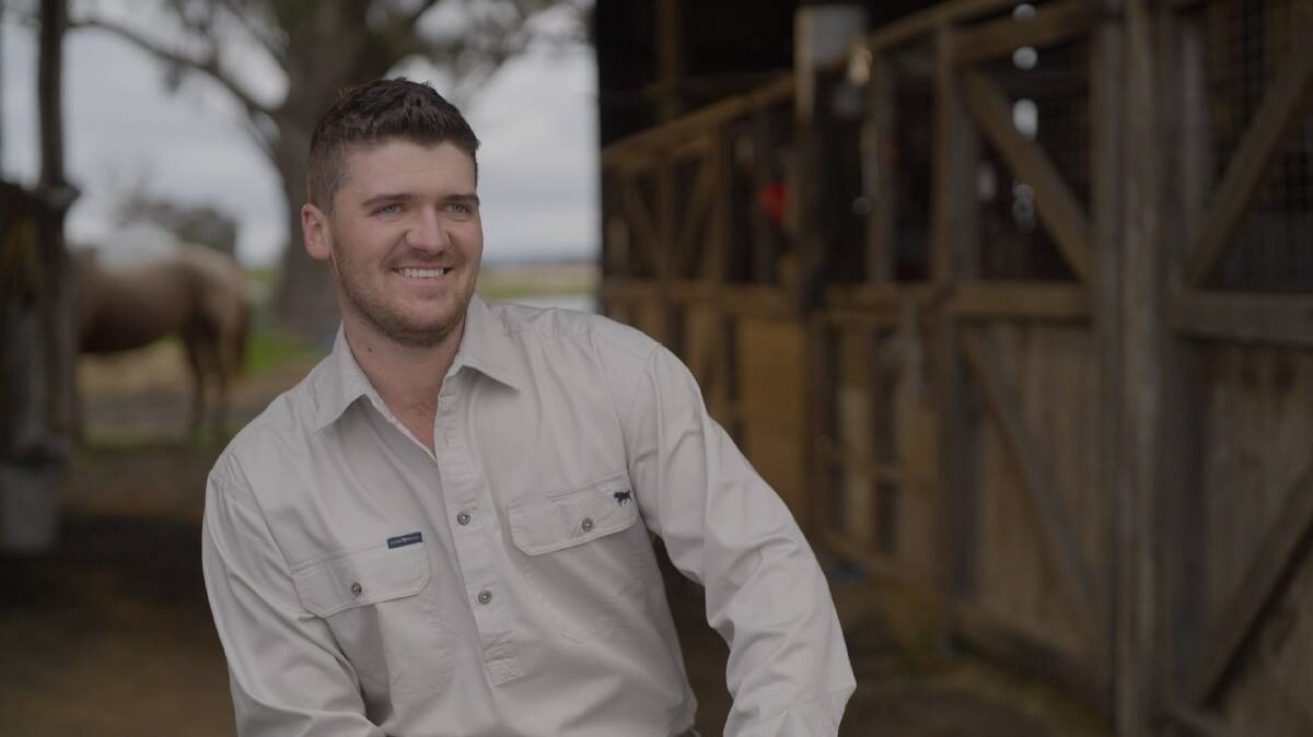Farmer Tom, 22, Tabilk, Victoria. Picture supplied by Channel 7