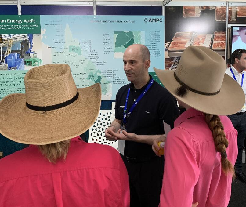 The red meat processing sector promises a range of exciting, interesting and challenging career opportunities. Matt Deegan from the Australian Meat Processor Corporation (AMPC) is pictured showcasing what the industry offers to a group of students at Beef 2021.