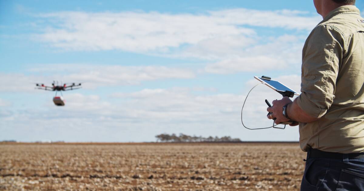 DELIVERING A PAYLOAD: Drones have the potential to do a number of key jobs in agriculture much quicker and cheaper. 