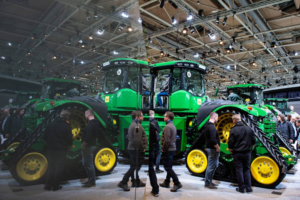AGRITECHNICA SCRATCHING: Global farm machinery giant John Deere has pulled out of this year's big Agritechnica fair in Germany because of ongoing fears about COVID. 