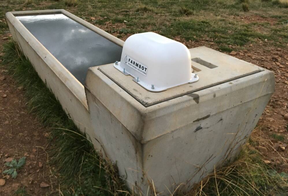 EYES ON THE TROUGH: Wireless Trough Sensor from Farmbot digitally connects farmers to their water supply points right up to the point of consumption.