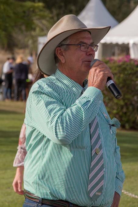 Alan Acton speaking at the 100 year celebrations. File picture 