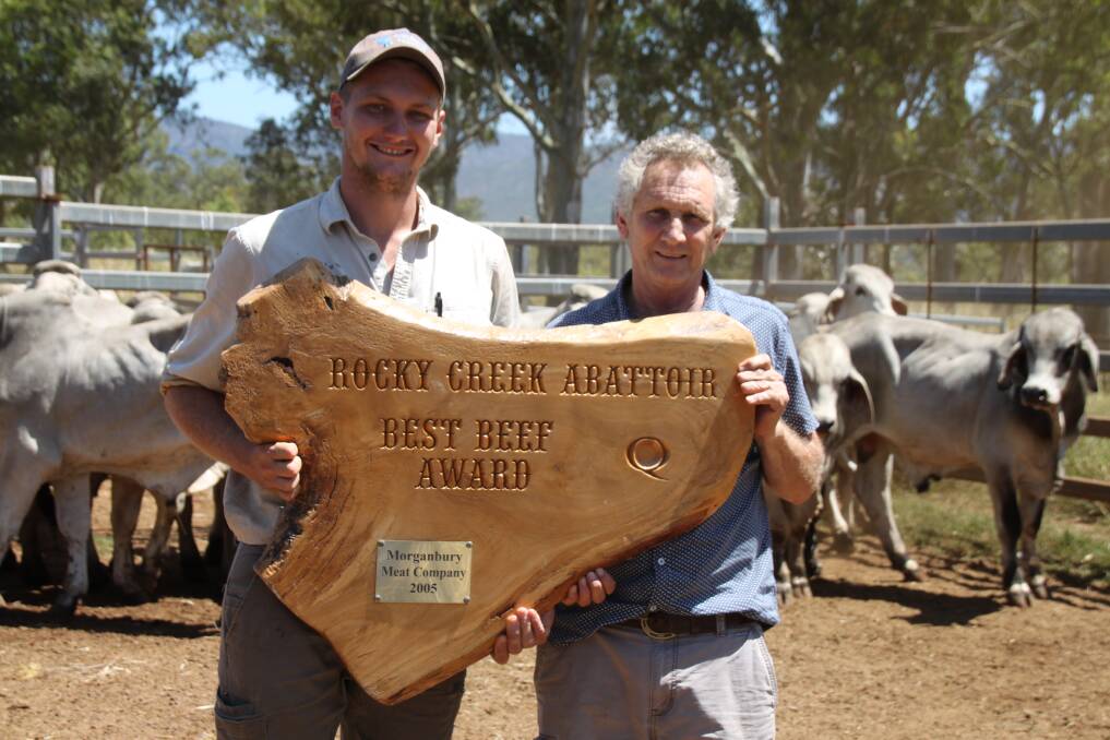 Rocky Creek Abattoir's Cailan and Victor Byrnes recently brought back the Best Beef Awards. Picture: Sally Turley 
