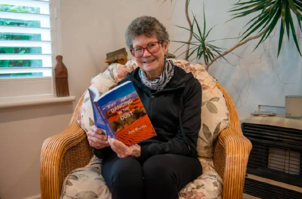 Ann Martin of Port Elliot, SA, recently published her letters into a book 'Dancing in the Dust'. Picture: Dani Brown 
