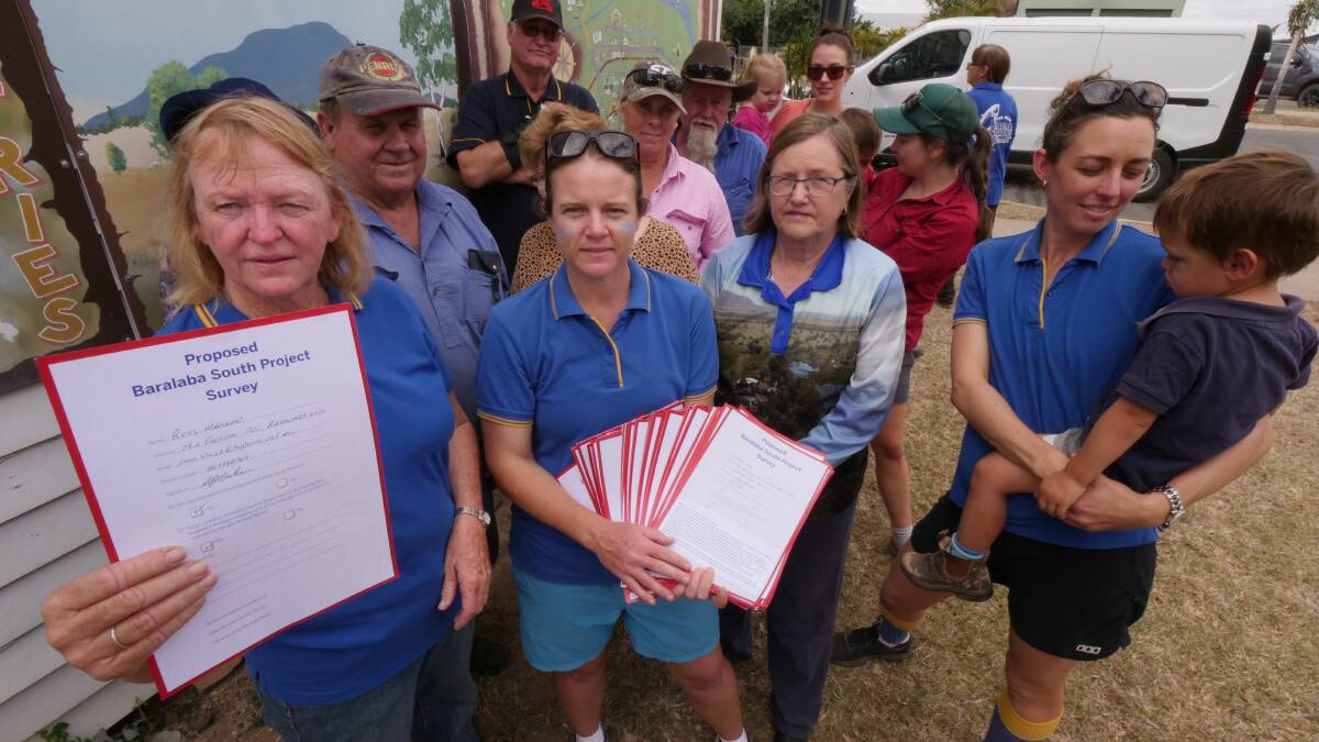UP IN ARMS: A recent survey undertaken in Baralaba, 150km west of Rockhampton, has shown more than 97 per cent of locals oppose the proposed Baralaba South coal mine. 
