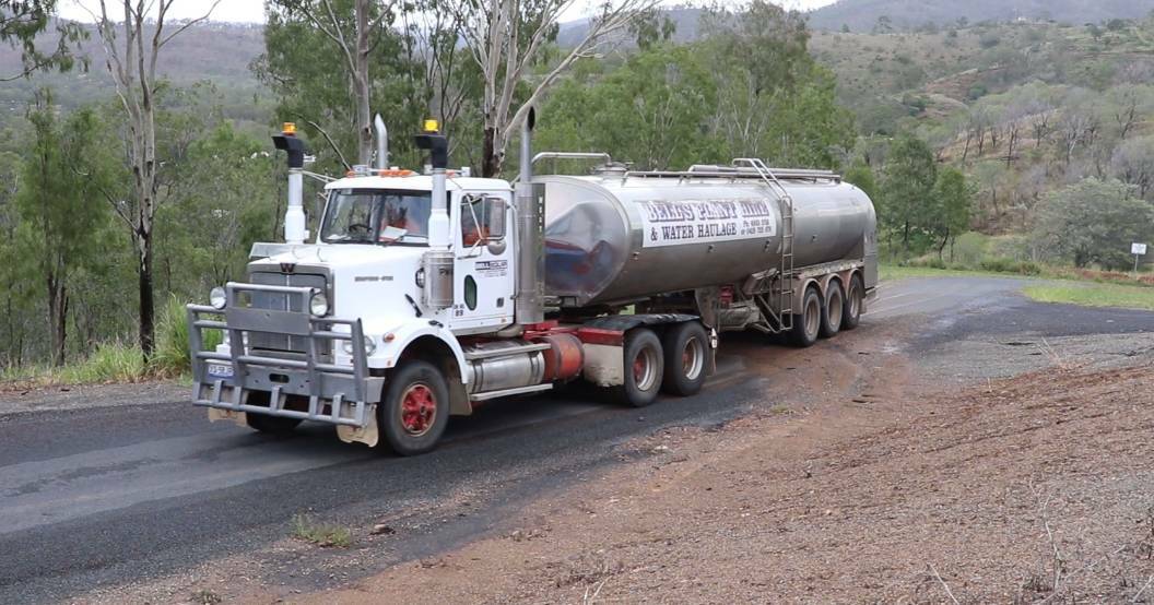 Rockhampton Regional Council announced on Friday 9 April that they have begun trucking water to Mount Morgan. Picture: RRC
