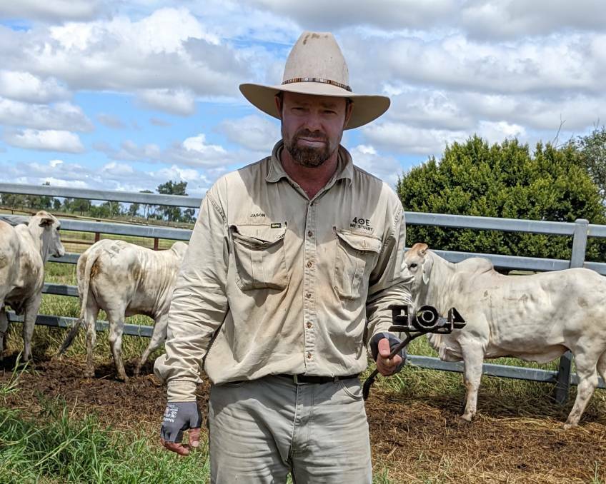Grazier Jason Randell at Mt Stuart Station west of Capella is the fifth generation to still use and operate the 143-year-old cattle brand. Picture supplied 