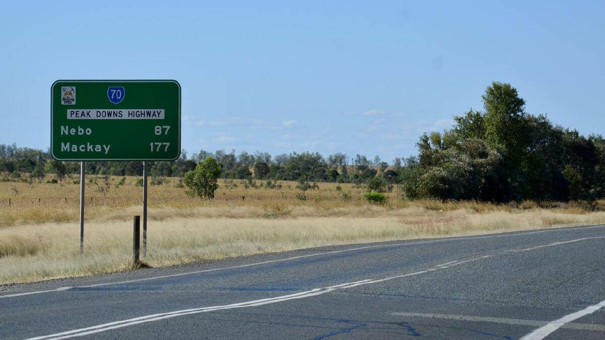 Work is underway on $11.5 million worth of safety upgrades to the Peak Downs Highway, north of Clermont. Picture: TMR 