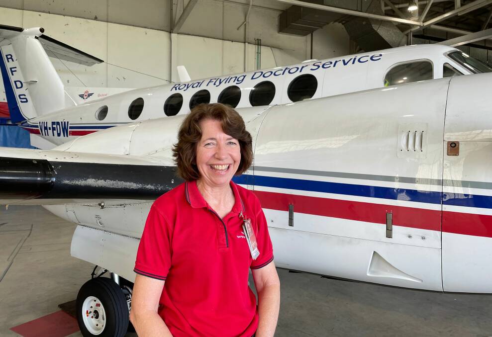 Maree Cummins, Brisbane, is celebrating 30 years with the Rural Flying Doctor Service. Picture: RFDS 