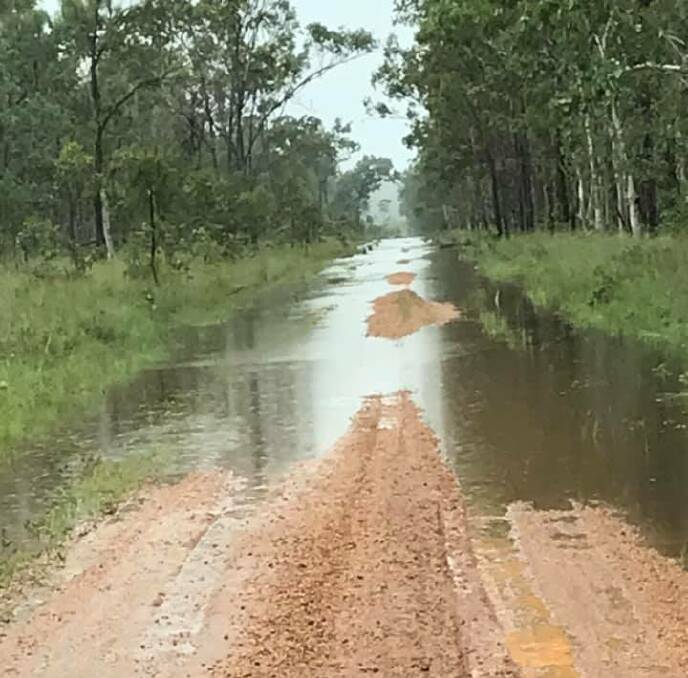 Norm Flitchett received 125mm at his Tirrabella property near Mount Garnet on Sunday night, bringing his total rainfall to 700mm since 1 January. Picture: Norm Flitchett
