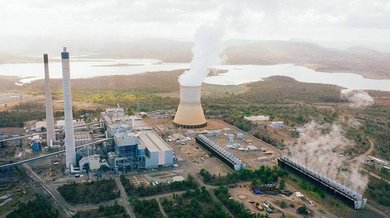 Callide power station is located in the Callide Valley, 18km east of Biloela in central Queensland. Picture supplied by CS Energy 