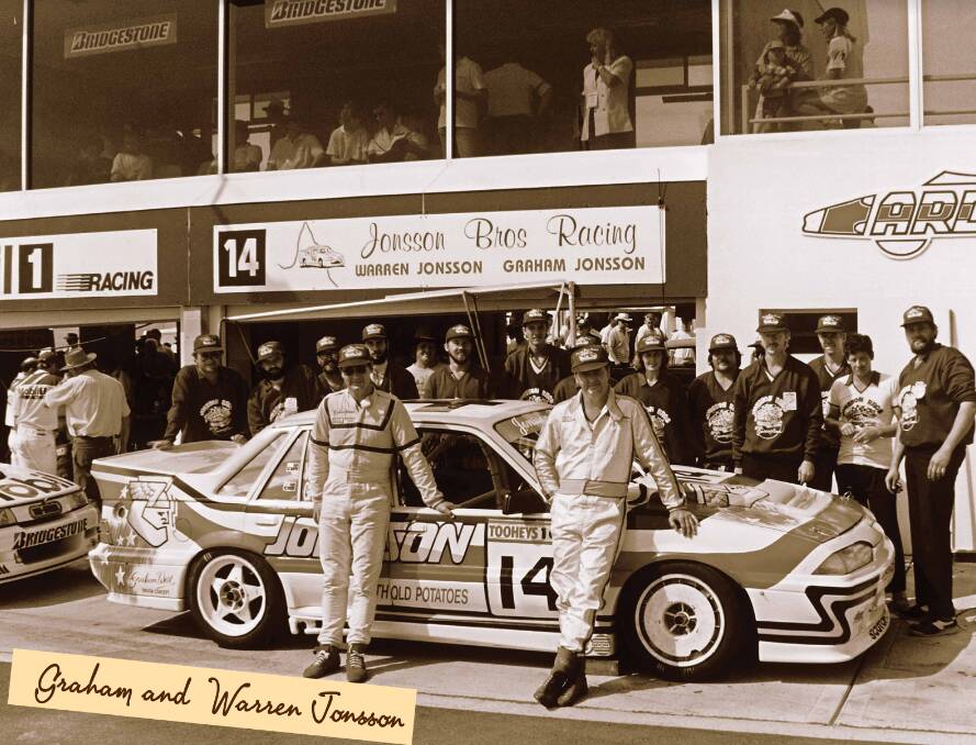Brothers Warren and Graham Jonsson competed at Bathurst in 1991. Picture supplied. 