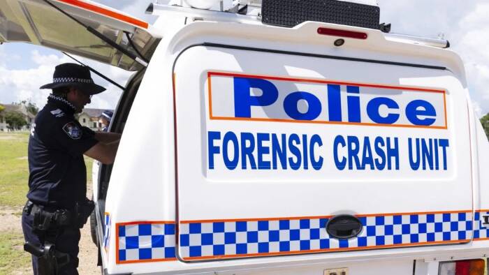 The Forensic Crash Unit is investigating the fatal incident. Picture supplied by Police 