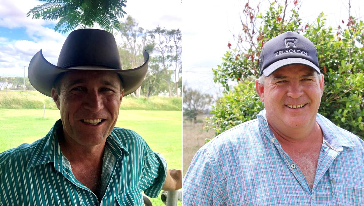  Rocklands station manager Matt Barrett and Illfracombe grazier Rob Pearce have taken up new chari positions within the NABRC's regional beef research committees. Pictures supplied 