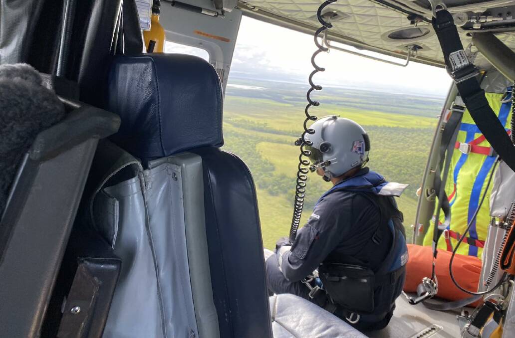 Police and emergency services located the aircraft shortly after 11am on Monday morning. Picture supplied by CQ Rescue Chopper service 