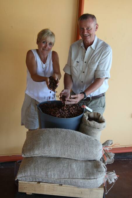 Australian Chocolate Owners Lynn and Chris Jahnke are one of 50 world finalists in the Cocoa of Excellence program. Photo supplied.