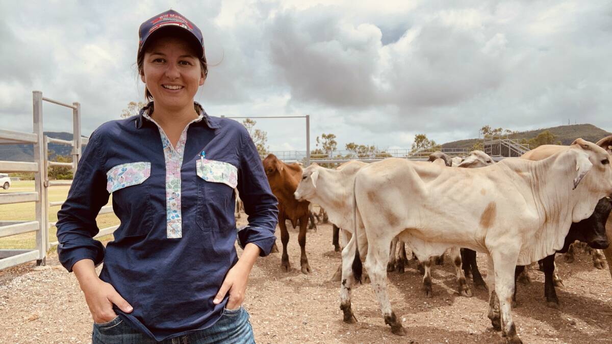 Kate Andison has worked her way through the cattle industry from paddock to port. Picture supplied.