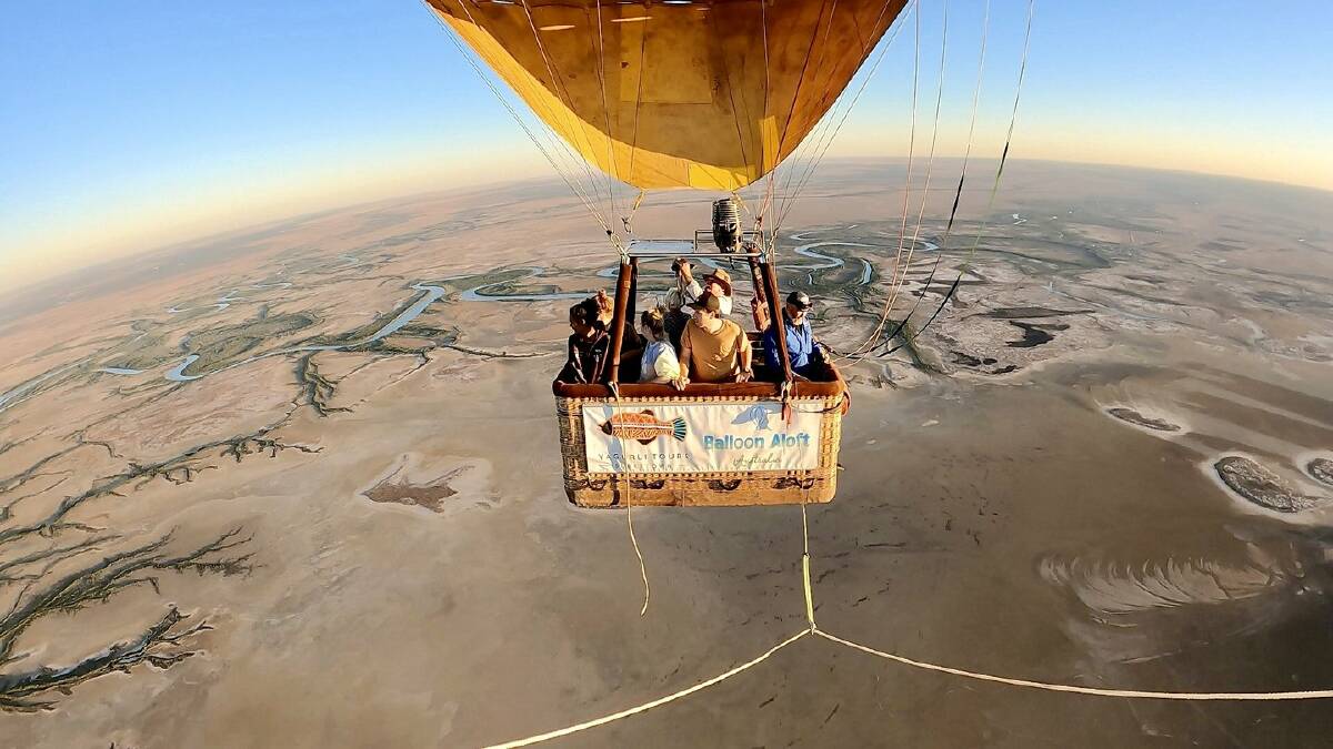 Yagurli Tours have commenced hot air balloons at Burketown showcasing the beauty of the Gulf of Carpentaria. Photo supplied.