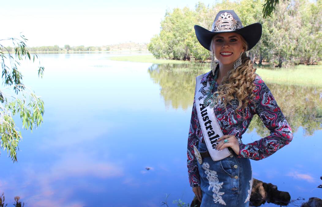 BRAVE BESSIE: After suffering from a grade four liver laceration in a horse accident, Rodeo Queen of Australia Bessie Smits is back in business. Photo: Samantha Walton.