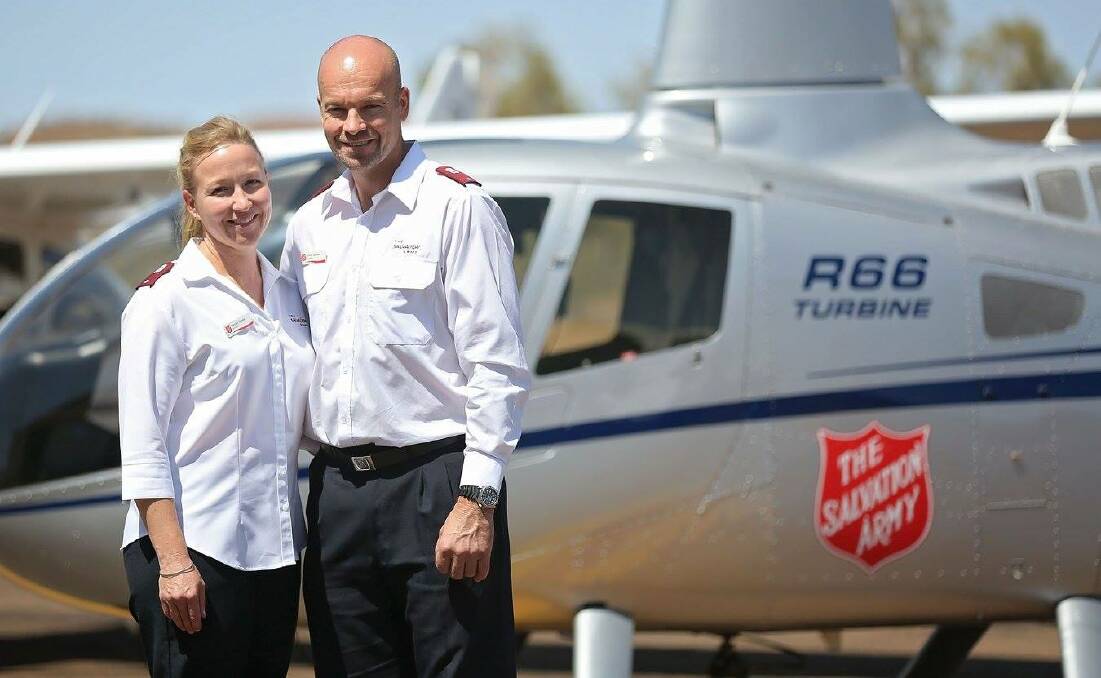Natalie and Simon Steele have held the rural chaplaincy role in Mount Isa for the last 15 years. Photo supplied.